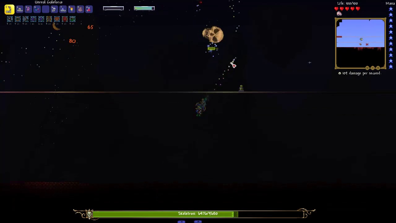 Terraria Calamity: Rev Skeletron Nohit (Redo) - YouTube