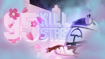 My MOST INSANE 95 Killstreak with crackshot! // Shell Shockers