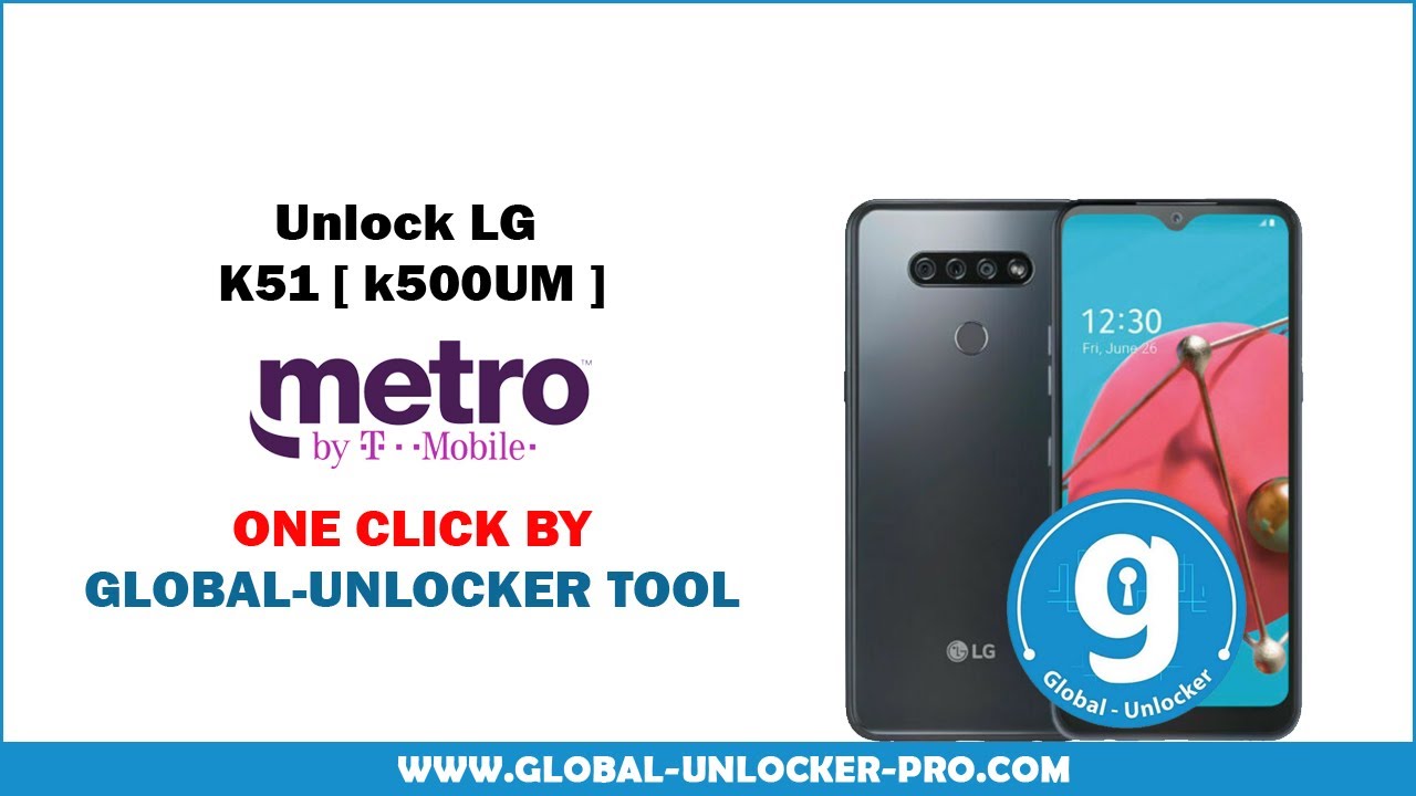 Unlock Lg K51 LM K500UM BY Global Unlocker Pro YouTube