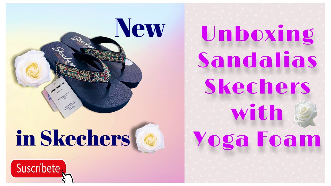 sandalias yoga skechers