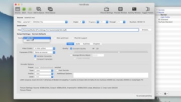 How to optimize you videos for web with Handbrake