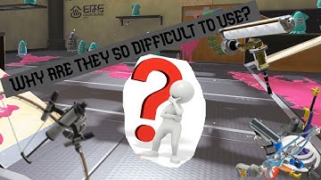 Splatoon 3, What weapons are the hardest to use?