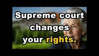BREAKING： Supreme Court 9 0 Ruling Just Changed Both Second Amendment & 4th Amendment Rights!