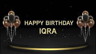 Wish you a very Happy Birthday Iqra