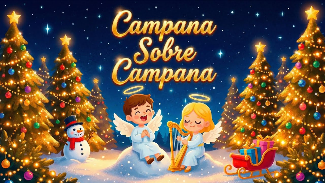 Campana Sobre Campana ♫🤶🏻 Mejores Villancicos Navideños ♫ Villancicos Tradicionales de Navidad