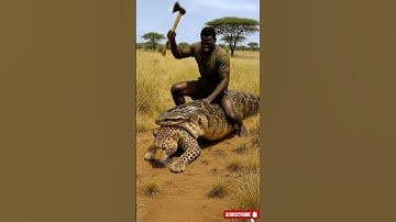 WILL the Man Save the Leopard from the Snake 👨🐆🐍❓남자가 표범을 뱀에게서 구해낼 수 있을까요?男子能从蛇手中救出豹子吗？"