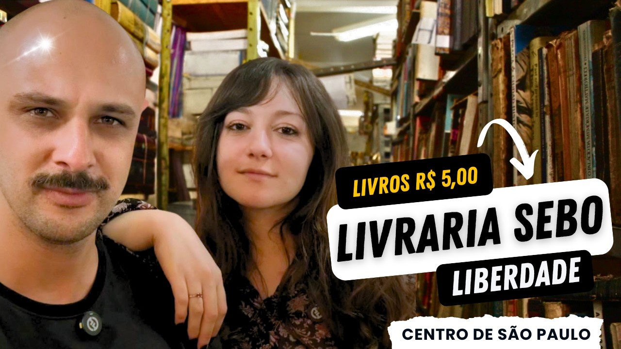 Descobrimos o MELHOR SEBO do Centro de SP! (Livros a R$5!) SEBO DA LIBERDADE