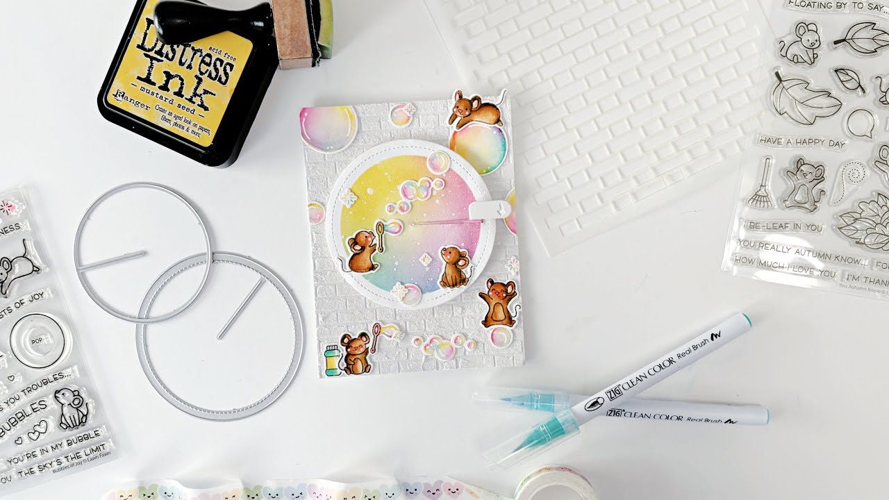 Lawn Fawn Give it a Whirl with Bubbles!