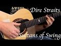 Kelly valleau  sultans of swing dire straits  fingerstyle guitar