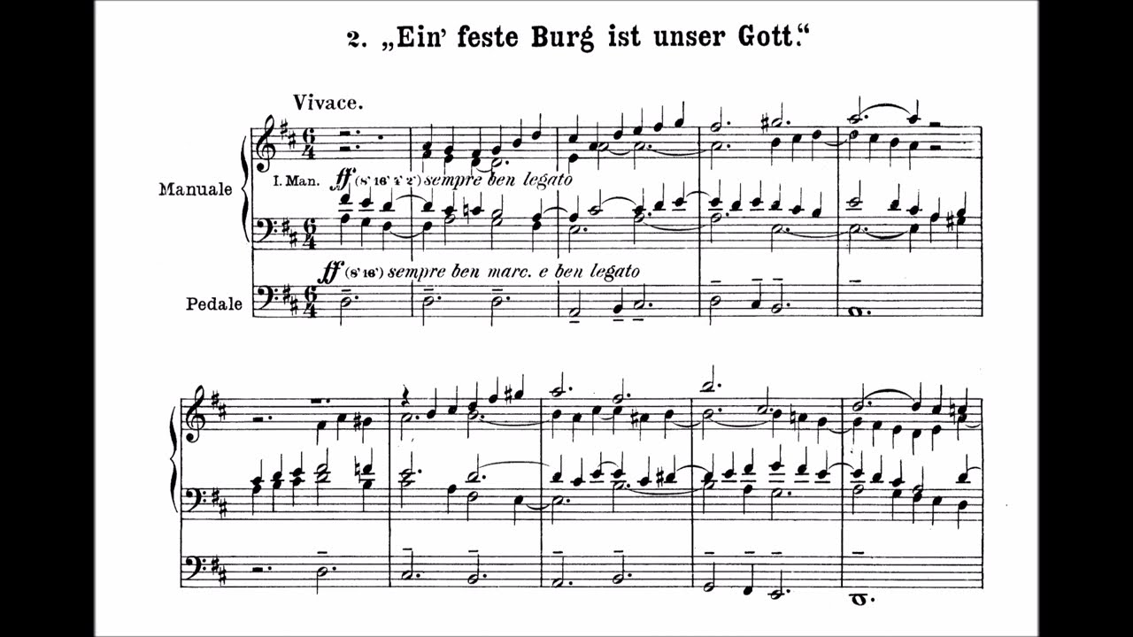 Reger: "Ein feste Burg ist unser Gott" op. 79b Nr. 2
