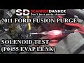 2011 Ford Fusion Purge Solenoid Test (P0455 EVAP Leak)