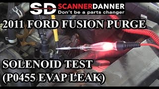 2011 Ford Fusion Purge Solenoid Test (P0455 EVAP Leak)