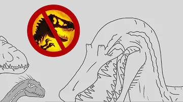 The Spinosaurus after not being in Jurassic World: Dominion...