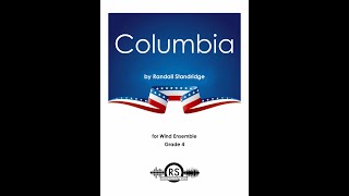 Columbia (Randall Standridge, Concert Band, Grade 4)
