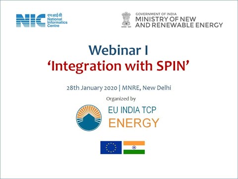 First Webinar - Integration of MNRE SPIN Portal with Rooftop Solar Portals - 28-01-2020