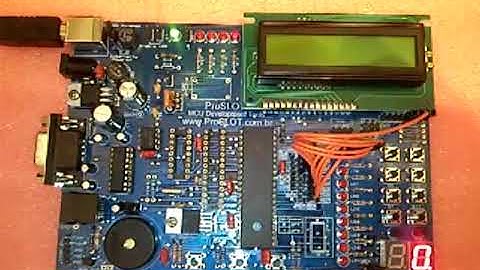 Exemplo utilizando o Kit ProSLOT - Temporizador display 7 segmentos