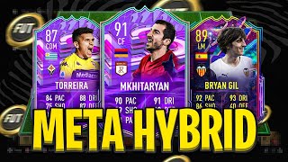 MOST OVERPOWERED BEST POSSIBLE 500K/600K/700K META HYBRID (FIFA 22 SQUAD BUILDER)