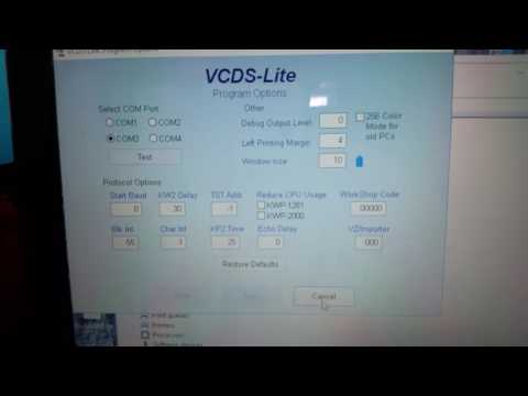 How To Connect To VCDS/VAG-COM