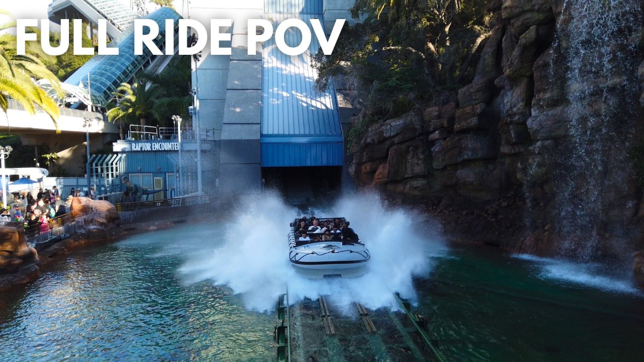 Jurassic World The Ride FULL POV 2026 | Universal Studios Hollywood [Enhanced 4K]