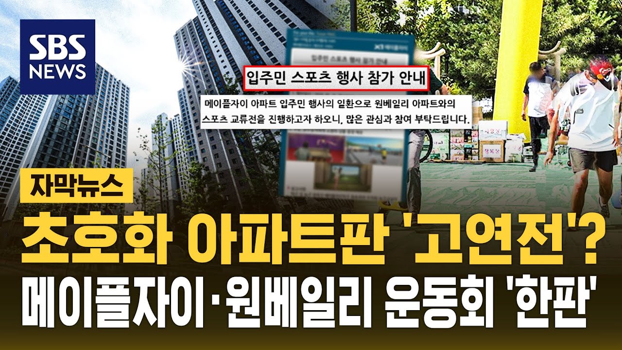 SBS 자막뉴스 화면 이미지