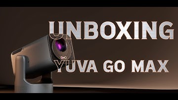 YUVA GO MAX Unboxing & First Look! 😮 The 270° Smart Projector with Live TV!