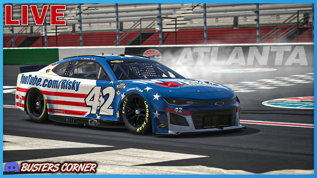 🔴 LIVE- iRacing NASCAR Atlanta (A Open) WE WON!!