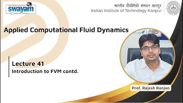 Lecture 41 : Introduction to FVM contd.