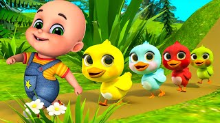 If You're Happy and You Know It Song | Five Little Birds | Nursery Rhymes and Kids Songs | Baby Bobo