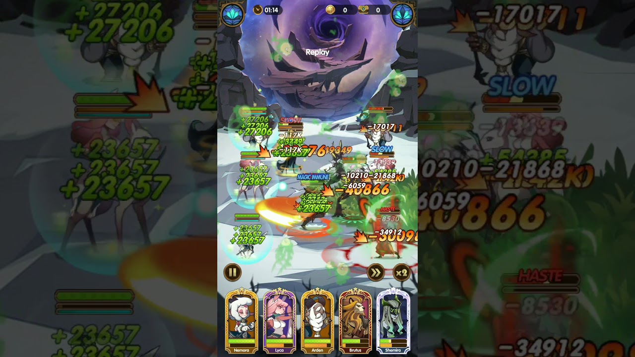 20-52 AFK ARENA Team power 844k