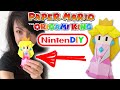 How to make origami princess peach from paper mario the origami king with free print out