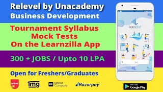 Relevel Unacademy / Business Development Tournament / Syllabus & MOCK TESTS on the LearnZilla App screenshot 4