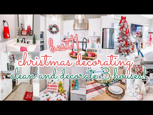 CHRISTMAS CLEAN AND DECORATE WITH ME MARATHON 2022