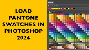 Load Pantone swatches in Adobe Photoshop 2024