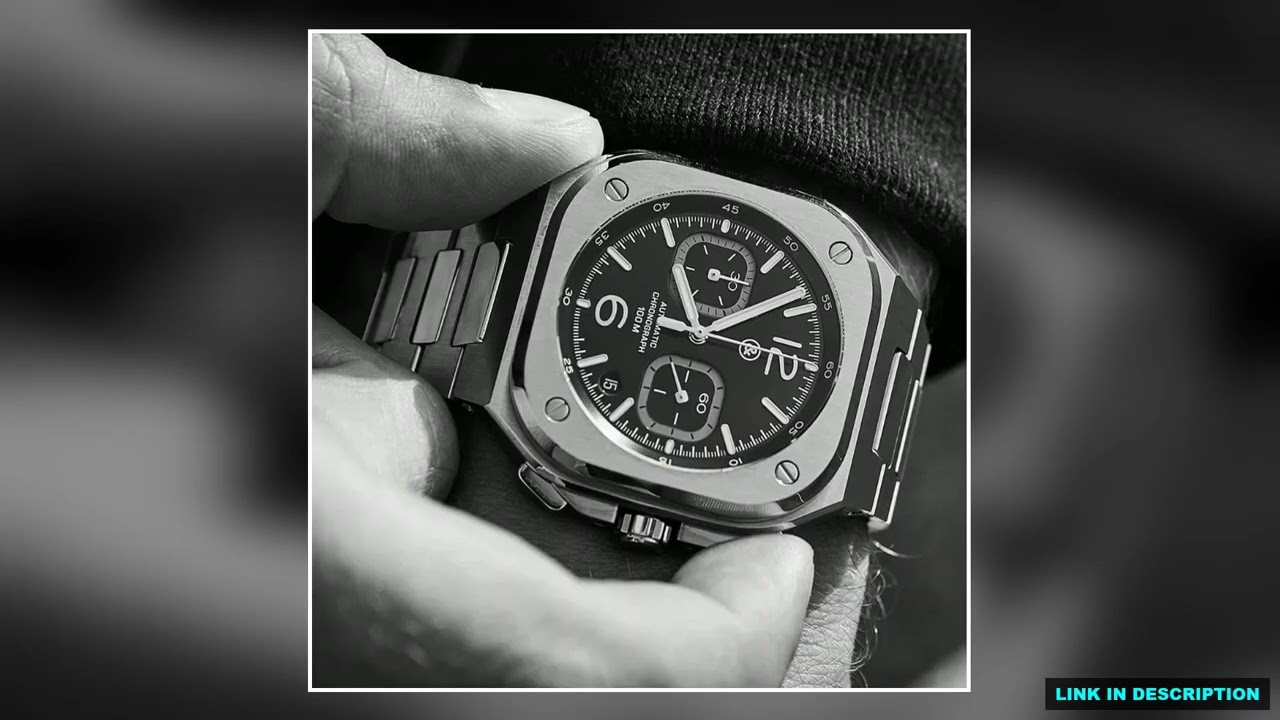 Business Ross Brand Mens Luxury Non Mechanical Automatic Date Stainless Steel Limited Edition