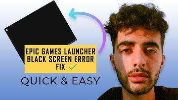 Fix Epic Games Launcher Black Screen in 60 Seconds (2025 Method)