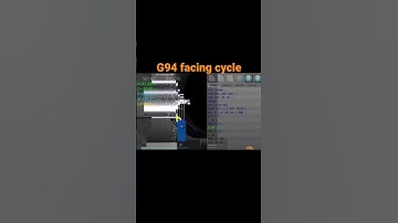 G94 FACING CYCLE#cncturning #cnctechnologies #fanuc #programming #CNC#ytshorts