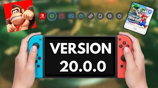 Nintendo Switch Version 20.0.0 is HUGE!