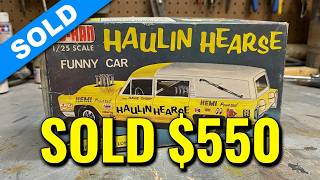 Vintage model car kit VALUES SOLD FOR PRICES in 2026 converted to $US AMT MPC JO-HAN REVELL MONOGRAM