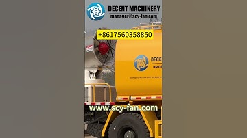 How do mist cannons contribute to safer working conditions? #dustsuppression #fogcannon