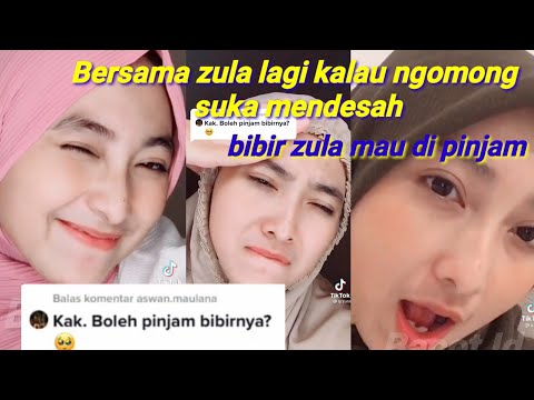 Suka Mendesah Desah // Bibir Zula Mau Di Pinjam // Vidio Tik Tok Auzura