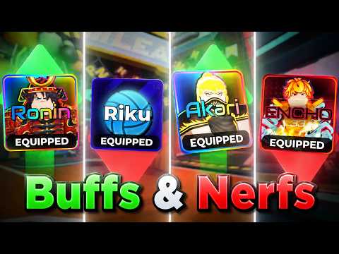 EVERY STYLE THAT GOT BUFFS AND NERFS IN VOLLEYBALL LEGENDS!