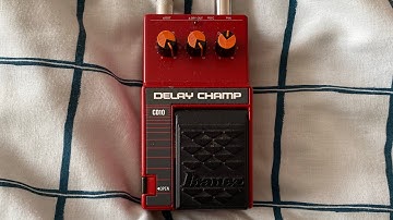 Ibanez CD10 Delay Champ Delay Pedal (like and subscribe honest review )