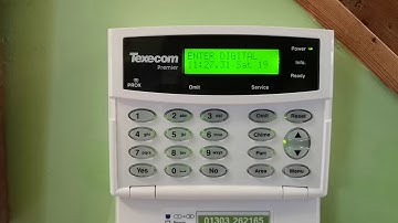 Changing zone types in Texecom keypad