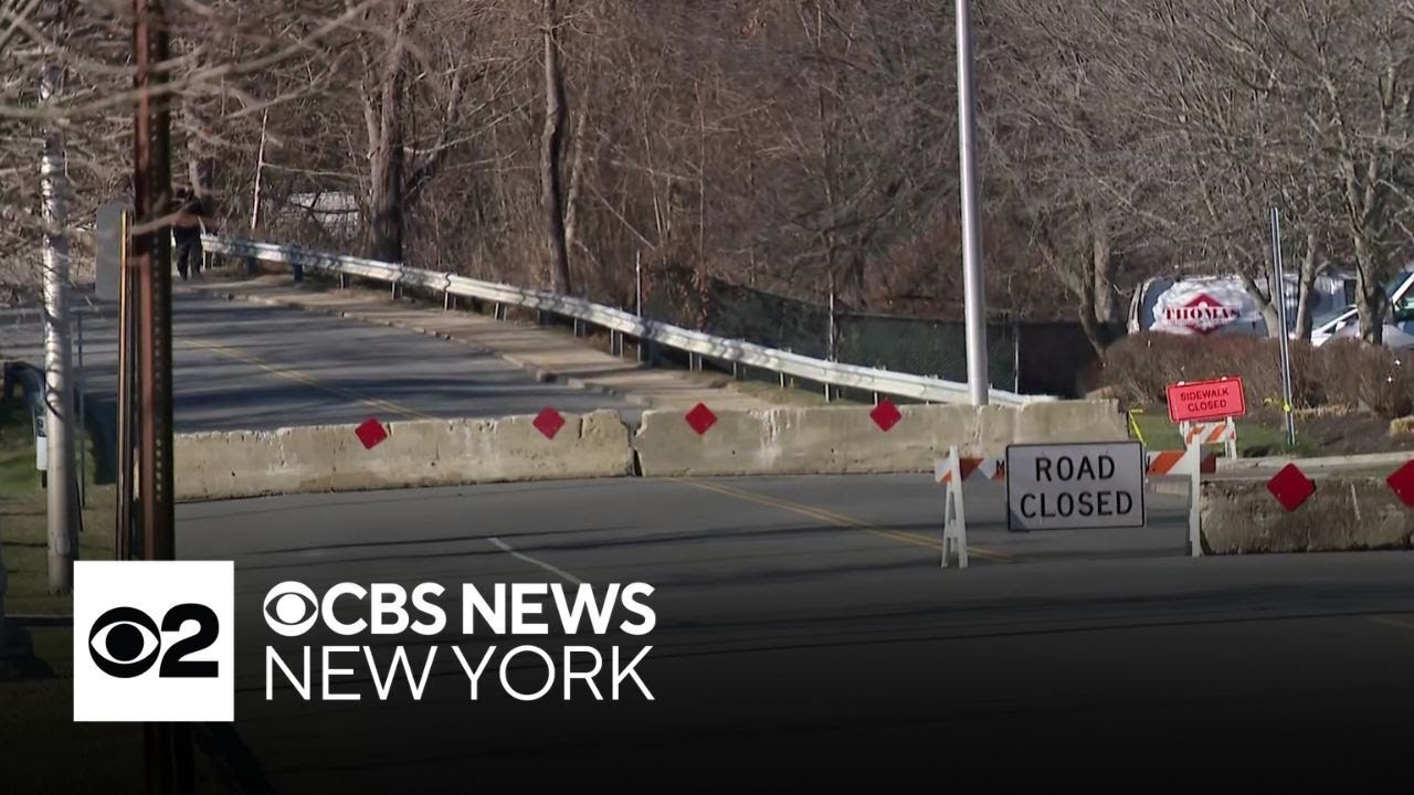 Preston Way Bridge in Mount Kisco, N.Y. shut down