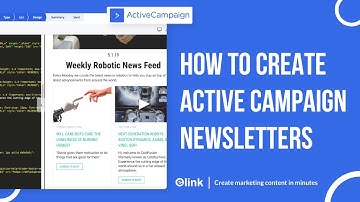 How to Create an Active Campaign Email Newsletter in Minutes