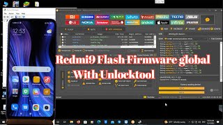 Redmi9 flash firmware global with Unlocktool