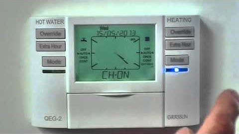 Tradeplumbing: Grasslin QEG Timeswitch  Programmer Video