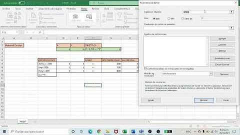 Solver Optimización
