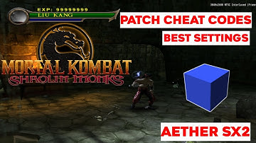Aether SX2 Mortal Kombat Shaolin Monks Patch Cheat Codes Best Settings 55 to 60 Fps