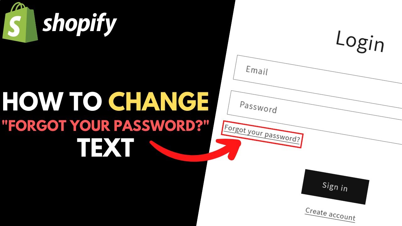 How to Change Shopify Password